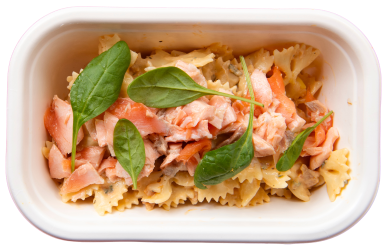 Afvallen pasta zalm